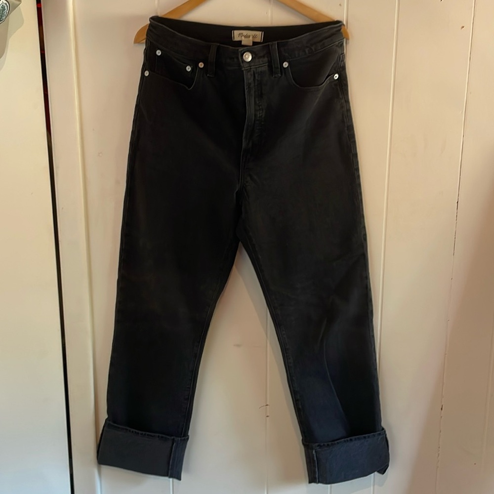 Great, high waist madewell straight jeans